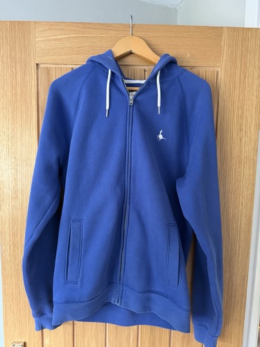 Jack wills blue zip - zip, hoodie