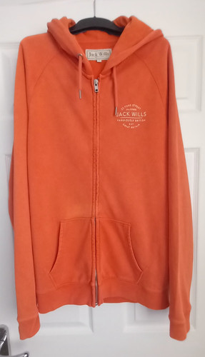 Jack wills orange full zip - jack,