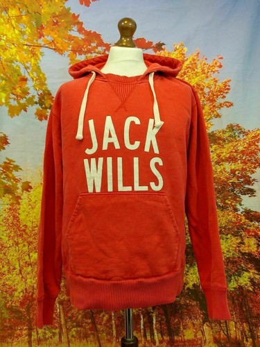 Jack wills red hoodie - red, cotton